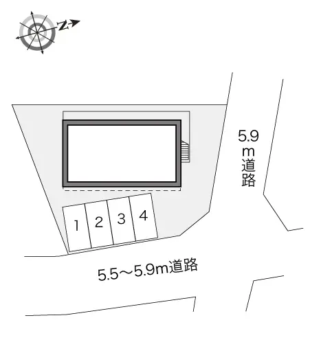前橋市国領町１丁目 月極駐車場
